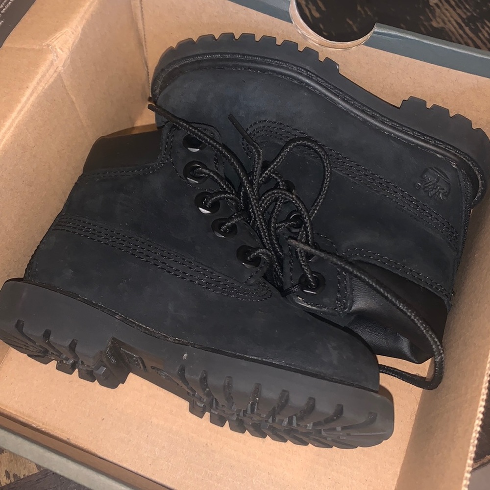 Kids Timberland boots.